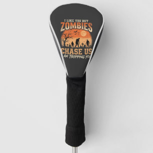 Couvre-club De Golf Drôles de Zombies Halloween Nous Chase Design