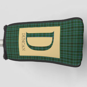 Couvre-club De Golf Duncan Tartan Monogramme D