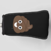 Couvre-club De Golf Dunette Brown idiote folle Emoji (Devant)