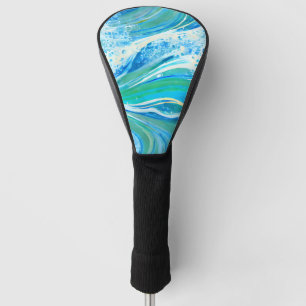 Couvre-club De Golf Eau Bleue Océan Vagues de mer