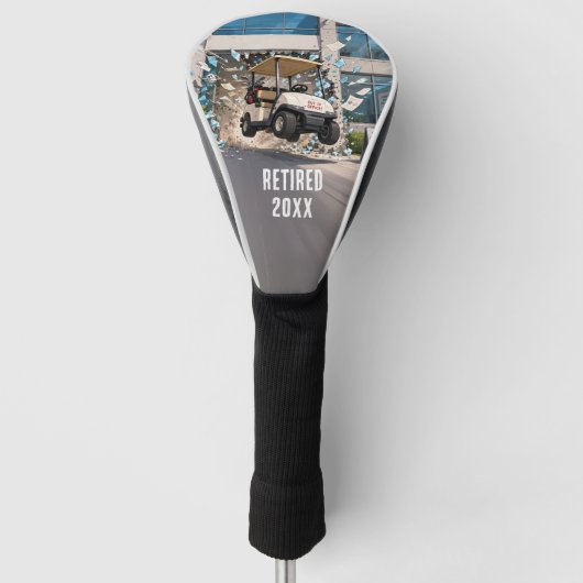Couvre-club De Golf Échapper à la retraite du bureau (Devant)