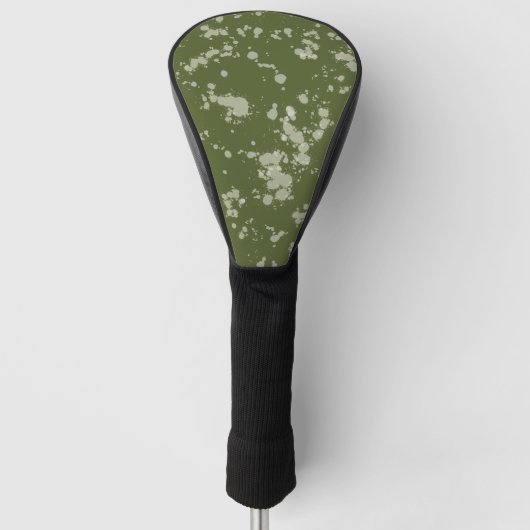 Couvre-club De Golf Éclaboussure verte (Devant)