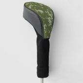 Couvre-club De Golf Éclaboussure verte (Incliné)