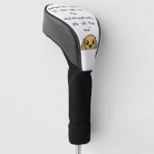 Couvre-club De Golf Écriture (Incliné)