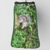 Couvre-club De Golf Écureuil mangeant une arachide (Tourné à 90°)