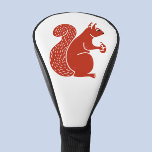 Couvre-club De Golf Écureuil rouge