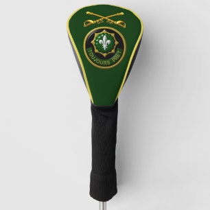 Couvre-club De Golf Ecusson du 2e régiment de cavalerie blindée avec s
