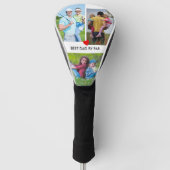 Couvre-club De Golf Élégant 3 Photo Meilleur Papa Par Par (Devant)