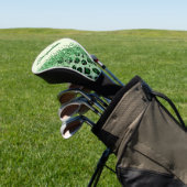 Couvre-club De Golf Élégant Empreinte de léopard vert (In Situ)
