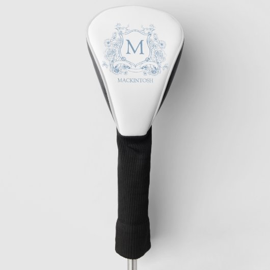 Couvre-club De Golf Elegant Monogram (Devant)