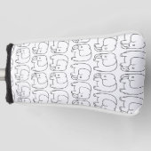 Couvre-club De Golf éléphants (Devant)