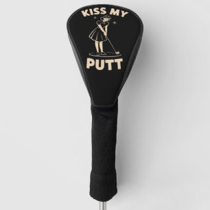 Couvre-club De Golf Embrasse Mon Putt Rétro Vintage 1940 Amoureux de G