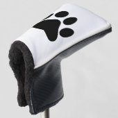 Couvre-club De Golf Empreinte de chien (Devant 3/4)