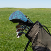 Couvre-club De Golf Empreinte de léopard bleu (In Situ)