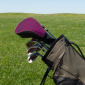 Couvre-club De Golf Empreinte de léopard-Magenta (In Situ)