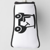 Couvre-club De Golf En voiture vers le vert (Tourné à 90°)