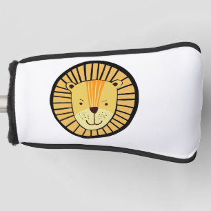 Couvre-club De Golf Enfants Lion Jungle Animal Golf Tête couverture