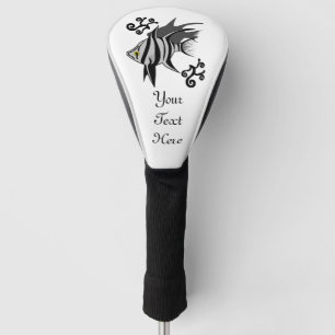 Couvre-club De Golf Enoplosus, la vieille femme, le poisson blanc avec