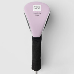 Couvre-club De Golf Enseigne personnalisée violette pour conducteur de