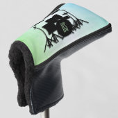 Couvre-club De Golf Ensemble de tambour monogramme vert (Devant 3/4)