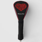 Couvre-club De Golf Épuisant l'amour (Devant)