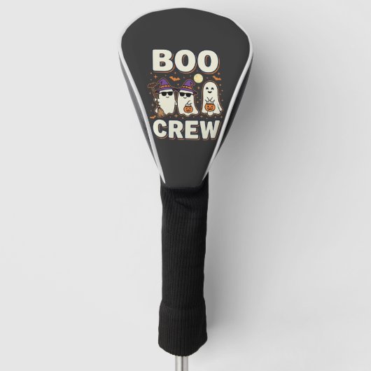 Couvre-club De Golf Équipe Boo fantômes de Halloween Conception vector (Devant)