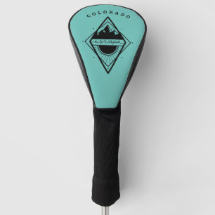 Couvre-club De Golf Escape to the Mountains Golf Head Cover Turquoise