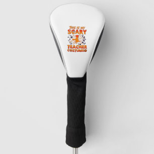 Couvre-club De Golf Est Costume d'enseignant effrayant Halloween Sorci