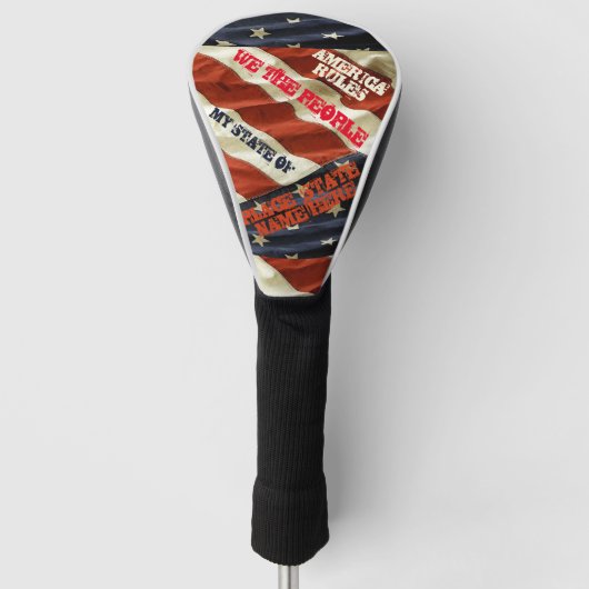 COUVRE-CLUB DE GOLF ÉTATS-UNIS D'AMÉRIQUE (Devant)