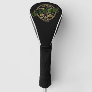 Couvre-club De Golf Étiquette de liqueur d'alcool de spiritueux d'absi