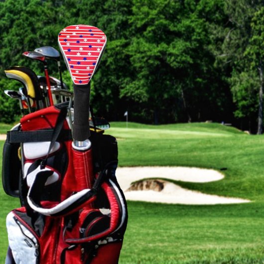 Couvre-club De Golf Étoiles de drapeau