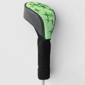 Couvre-club De Golf Étoiles Vertes (Incliné)