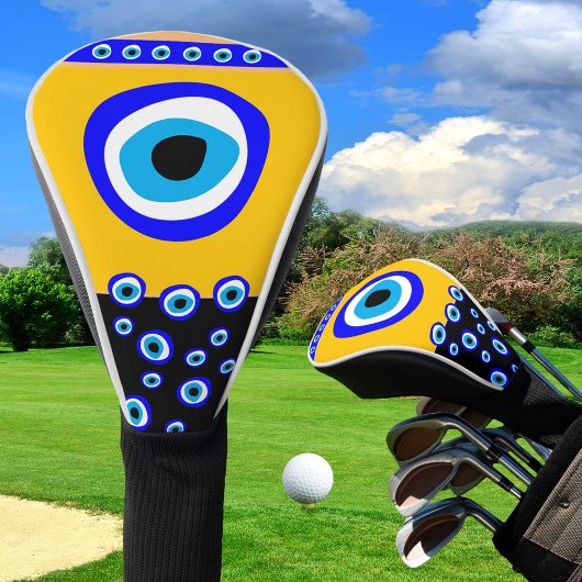 Couvre-club De Golf Evil Eye Talisman & arabe Amulet /turc, grec