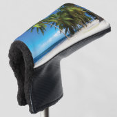 Couvre-club De Golf Exotic beach throw pillow (Devant 3/4)