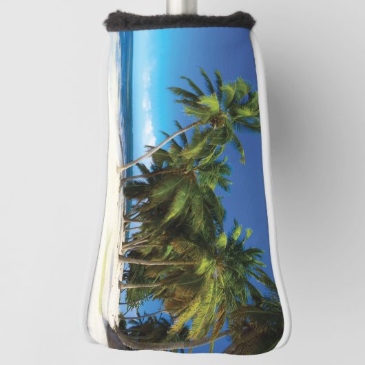 Couvre-club De Golf Exotic beach throw pillow (Tourné à 90°)