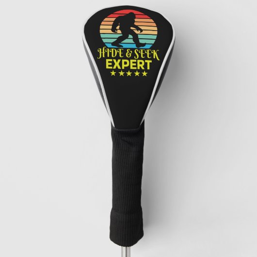 Couvre-club De Golf Expert de cache-cache Bigfoot drôle (Devant)