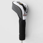 Couvre-club De Golf Fabric de Cat funny (Incliné)