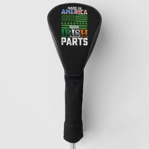 Couvre-club De Golf Fabriqué en Amérique avec des pièces irlandaises S