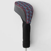 Couvre-club De Golf Faisées rouges (Incliné)