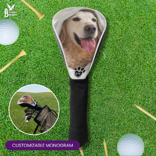 Couvre-club De Golf Famille Animaux de compagnie Photo Monogramme COND