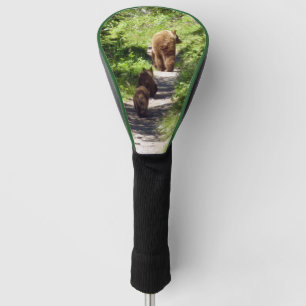 Couvre-club De Golf Famille d'ours brun