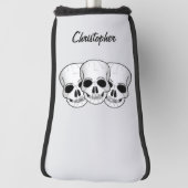 Couvre-club De Golf Fantasy Art Skull Design (Tourné à 90°)
