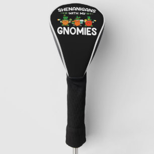 Couvre-club De Golf Farces Avec Mes Gnomes St. Patrick Gnome