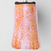 Couvre-club De Golf Faux cuir saumon, blanc cassé (Tourné à 90°)