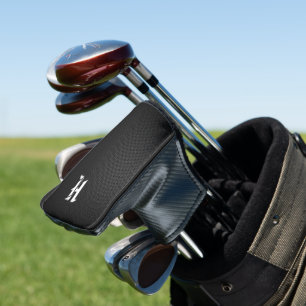Couvre-club De Golf Faux Fibre de carbone Monogrammé "H"