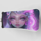 Couvre-club De Golf Fée rose pastel douce (Devant)