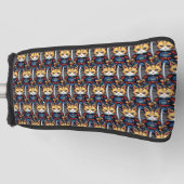 Couvre-club De Golf Feline Samurai Warrior (Devant)