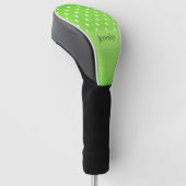 Couvre-club De Golf Femmes Lime Green Custom  (Incliné)