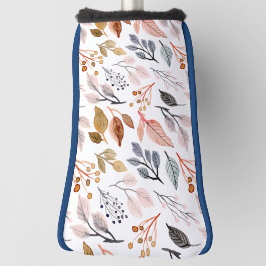 Couvre-club De Golf feuille d'arbre (Tourné à 90°)