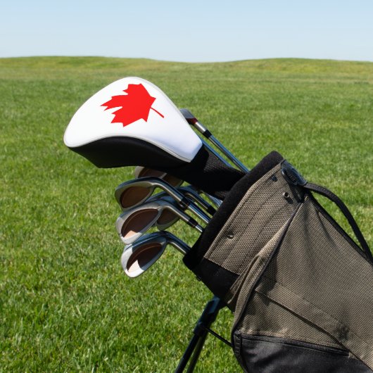 Couvre-club De Golf Feuille d'érable canadienne (In Situ)